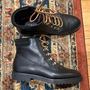 Ralph Lauren Military Lace Up Ankle Boots 6.5